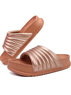 KuaiLu Sandals Arch Support Comfortable Orthopedic Slippers Size 10 NIB #Lux-CL